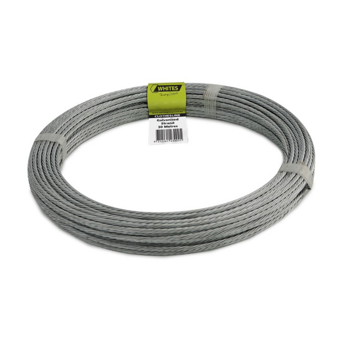 Whites Clothesline Galvanised Coil 30m