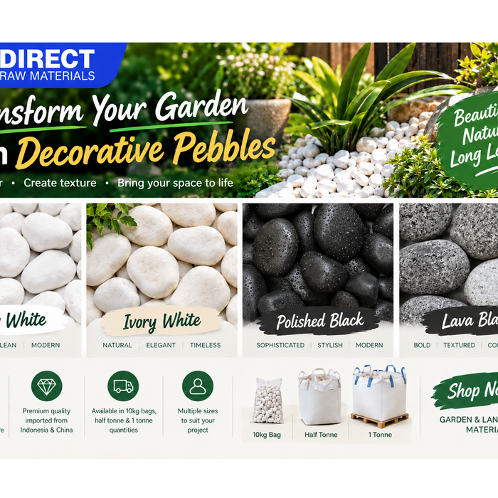 Transform Your Garden with Decorative Pebbles: Add Colour, Texture and Style to Your Outdoor Space