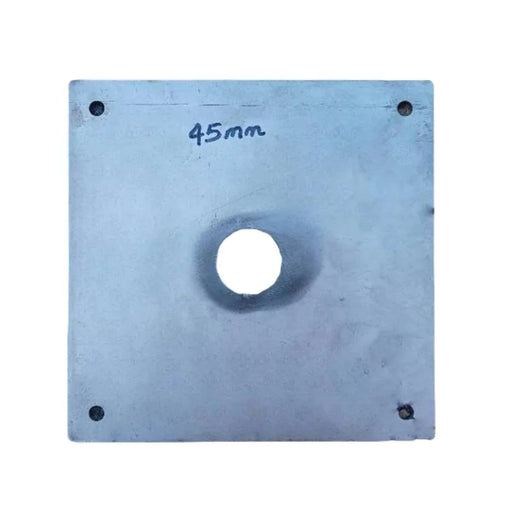 Stainless Steel Stormwater Orifice Plate 250mm X 250mm X 3mm