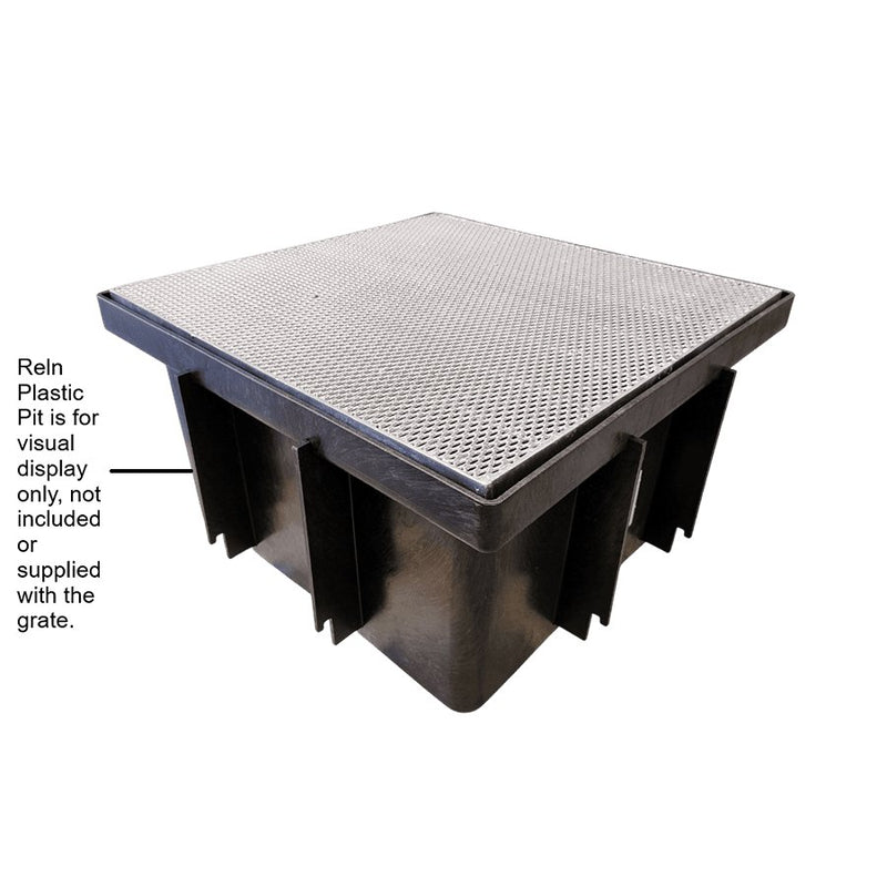 Class B Galvanised Heelguard Grate to Suit Reln 600 Series Pit | 680 x 680 x 50mm