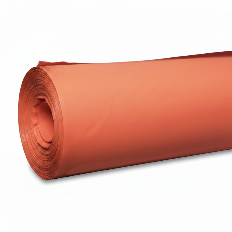 Builders Film | Orange Plastic | High Impact 4m x 200μm x 50m (Cromford Brand)