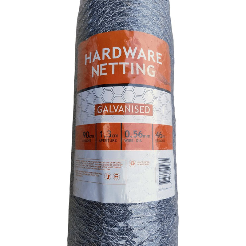 Chicken Wire Bird Wire Hexagonal Wire Hardware Netting 900mm 13mm 0.56mm 46m