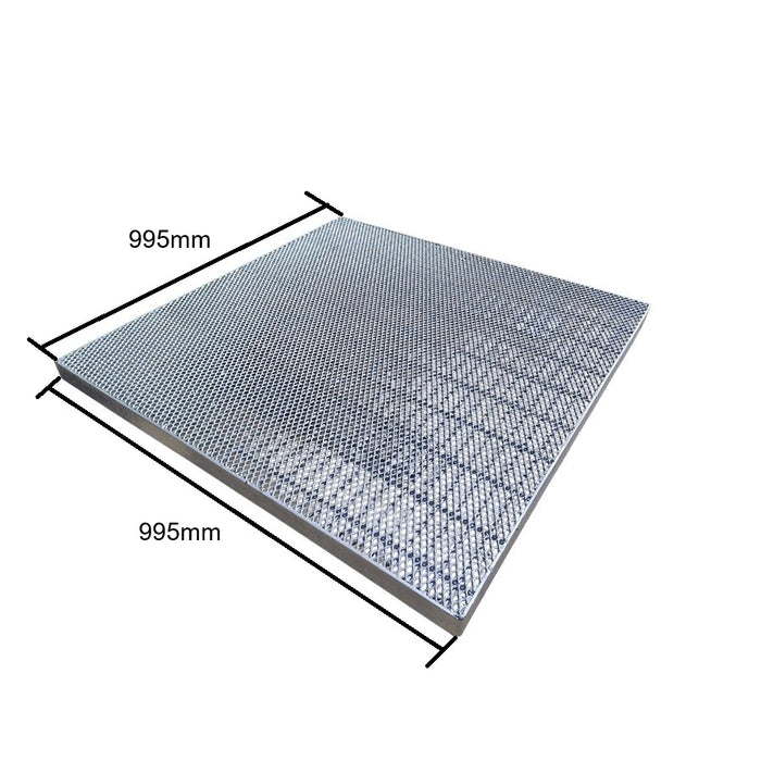 Class A Galvanised Heelguard Grate or Pit Cover | 995mm X 995mm X 25mm