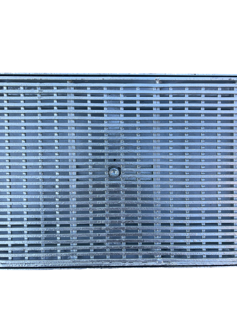 Heavy Duty Galvanised Linear Heelguard Grate and Channel