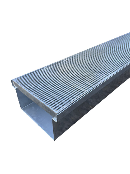 Heavy Duty Galvanised Linear Heelguard Grate and Channel