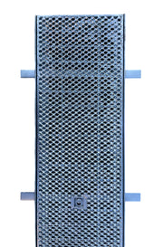 Galvanised Steel Heelguard Grate and Frame Complete Set 230mm 30mm 2m