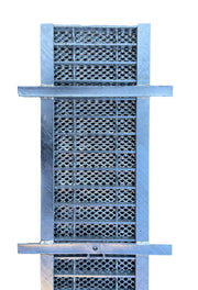 Galvanised Steel Heelguard Grate and Frame Complete Set 230mm 30mm 2m