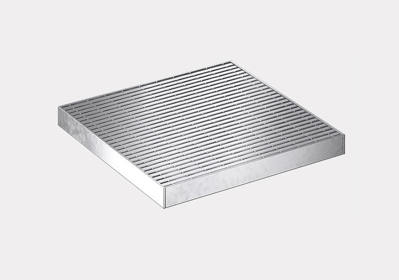 Class A Galvanised Steel Square Pit Cover Linear Heelguard Grate Only to Fit Reln Series 450 Pits