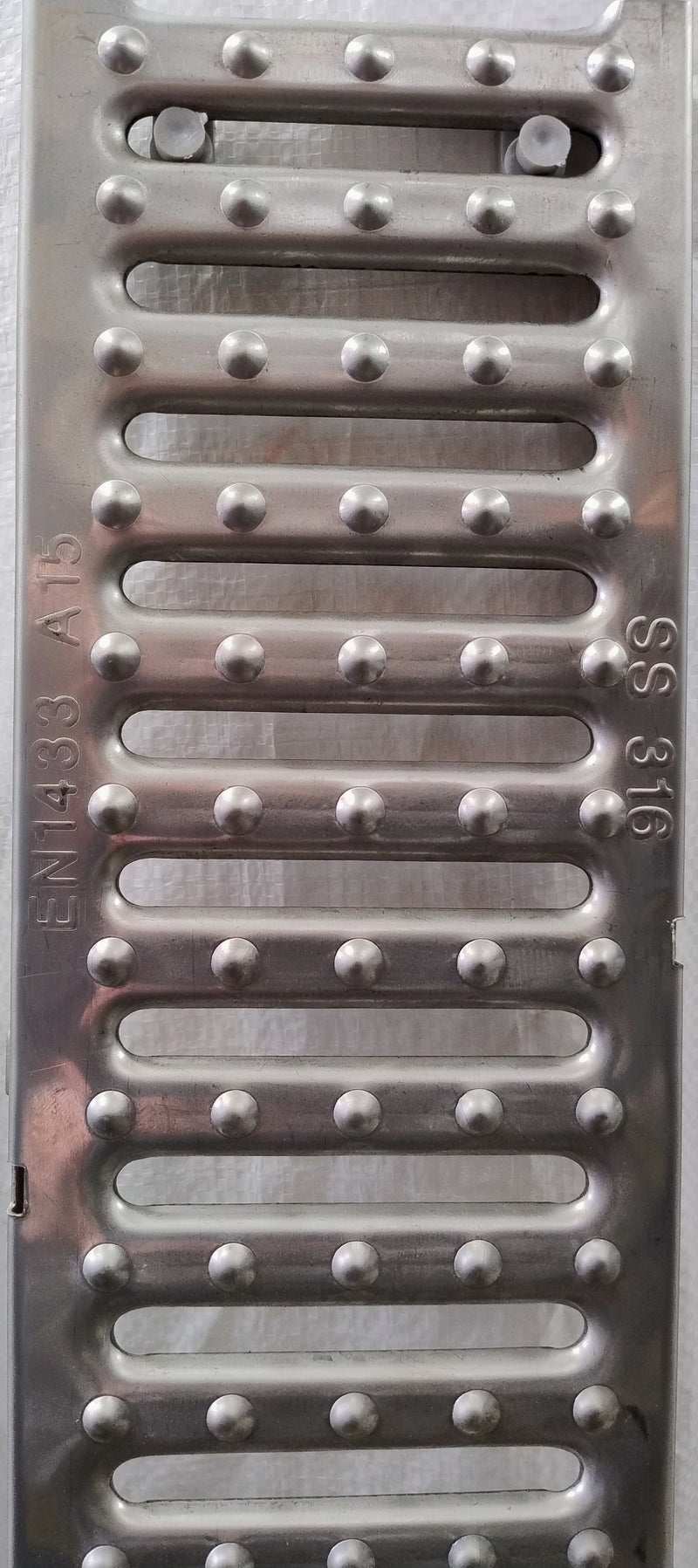 Stainless Steel Grate Only | 125mm 17mm 1m