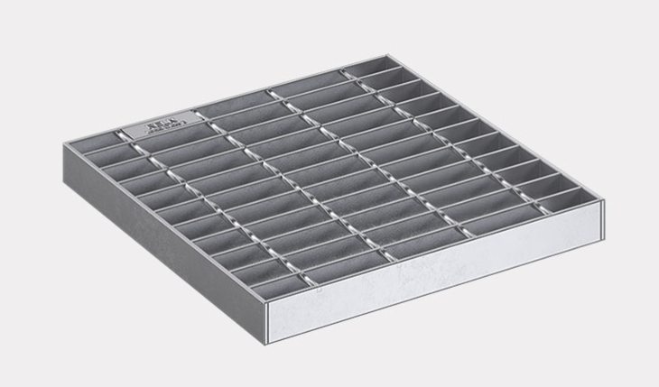 Class B Galvanised Steel Square Pit Cover Grate Only to Fit Reln Series 600 Pits