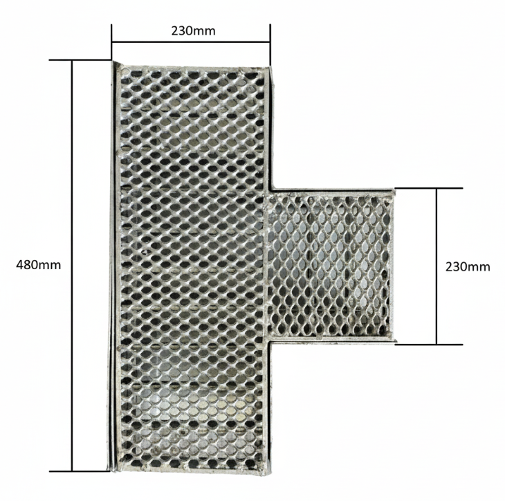 T Connectors For Grates and Channels | 2 Sizes Available