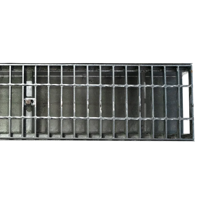 Heavy Duty Galvanised Traditional Grate and Channel Set - 3 Sizes Available