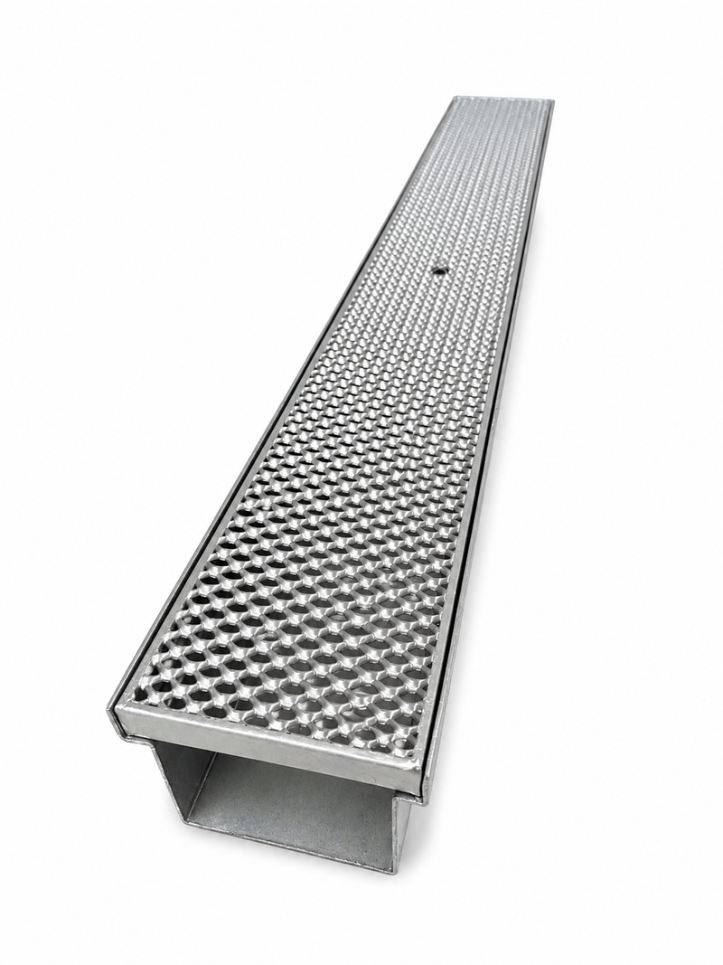 Class B Galvanised Heelguard Grate and Channel Set - 3 Sizes Available