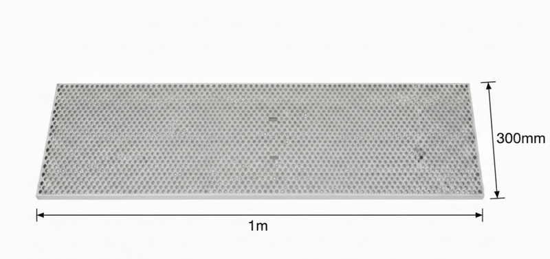 Class B Storm Water Galvanised Heelguard Grate Only 300mm 25mm 1m