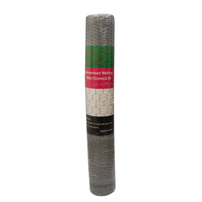 Galvanised Chicken Wire | Economy Grade | 900mm x 13mm x 0.56mm (FREE SHIPPING)