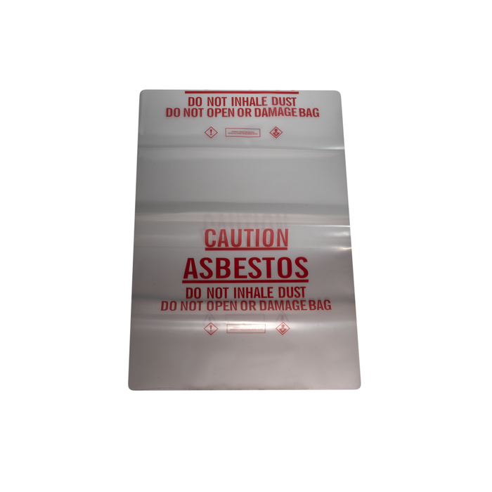 Asbestos Removal Bag with Printed Warning Label (Carton of 50) - 2 Sizes Available