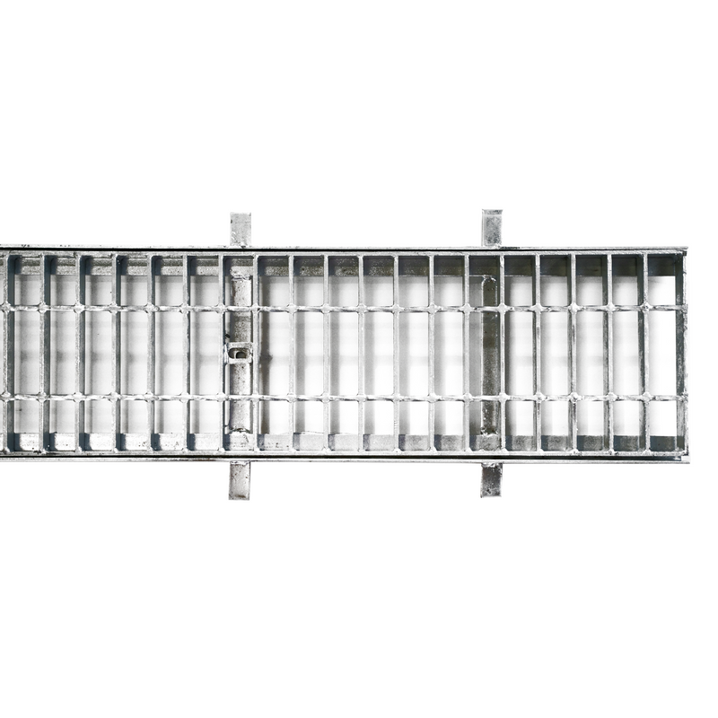 Class B Galvanised Steel Grates and Frames Complete Set 230mm 30mm 2m