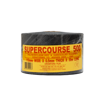 Polythene Dampcourse Black Embossed 500um x 30m - 7 Sizes Available ...