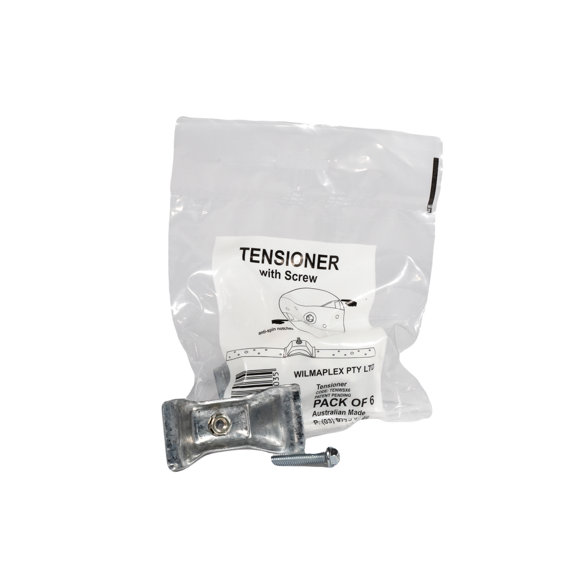 Strap Brace Tensioner Hoop Iron Tensioners with Screws Wilmaplex