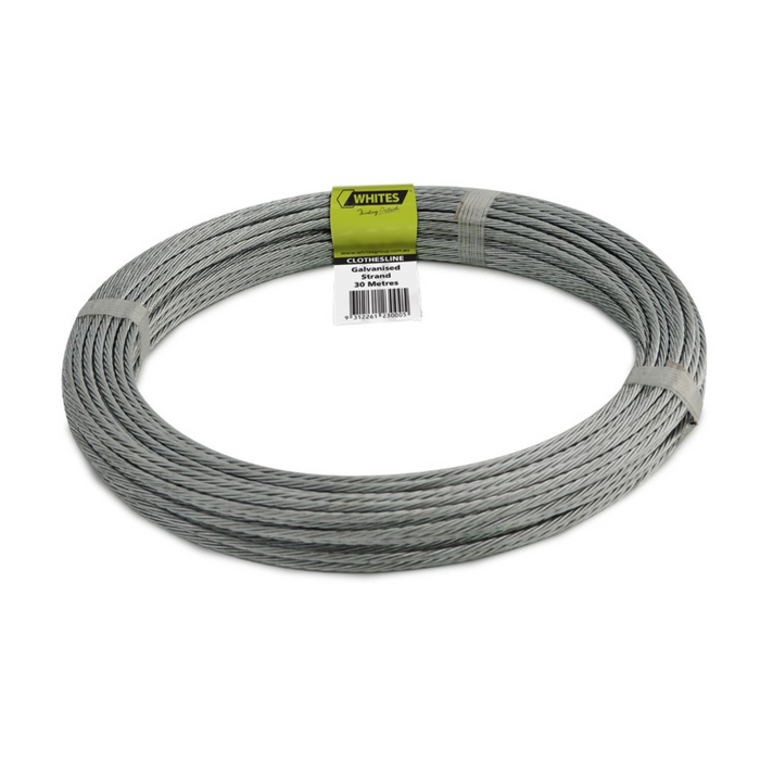 Whites Clothesline Galvanised Coil 30m - Direct Raw Materials