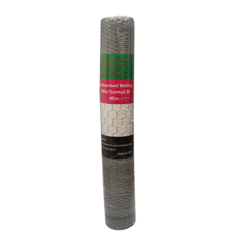 Bird Wire Mesh Roll Hexagonal Wire Netting 900mm 13mm 0.56mm 46m