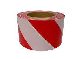 Safety Barrier Tape | Red & White 75mm x 100m