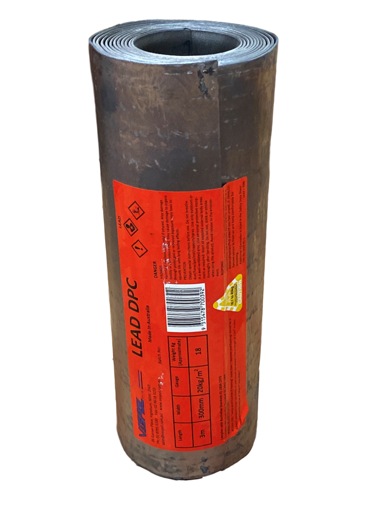 Lead Flashing 20KG 3M 5 Sizes Available — DIRECT RAW MATERIALS