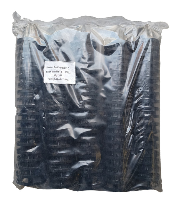 Plastic Reinforcing Bar Chairs (100 Pack) 120 kg Strength