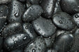 Polished Black Pebbles For Landscaping Black River Stones