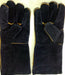 Welding Gloves | Black and Gold Heavy Duty Leather Gloves